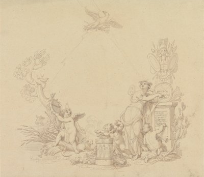 Beethoven'ın Eserlerine İlüstrasyonlar için Tasarımlar by Edward Francis Burney