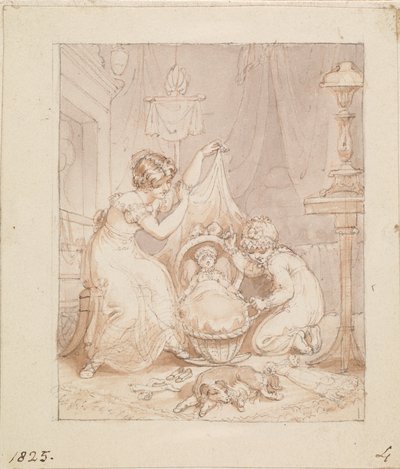 The New Doll için İllüstrasyon: İsimsiz by Edward Francis Burney