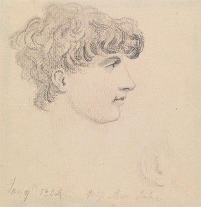9 Ocak 1804, Bayan Ann Lucie (?) by Edward Francis Burney