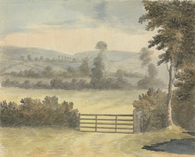 Mera Kapılı Manzara by Edward Francis Burney
