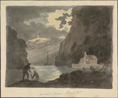 Bristol yakınında görüntüle by Edward Francis Burney
