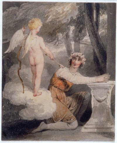 'Güllerle Taçlanan Gençlik', c1780-1848 by Edward Francis Burney