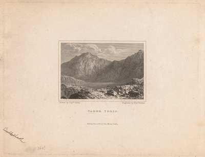 Cader İdris by Edward Francis Finden