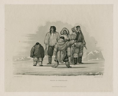 Eskimaux Grubu by Edward Francis Finden