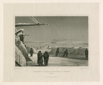 HM Ships Fury ve Hecla'nın Igloolik'teki durumu by Edward Francis Finden