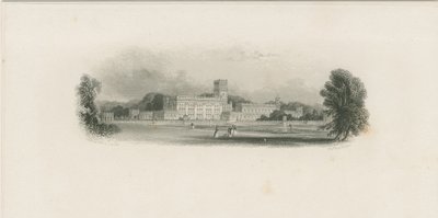 Trentham Hall: çelik gravür ve [?19. yüzyıl ortası] (baskı) by Edward Francis Finden