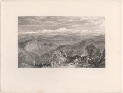 Tyne veya Marma'dan Karlı Sıradağlar by Edward Goodall