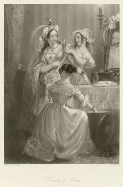 Beauty and Dress  by Edward Henry Corbould