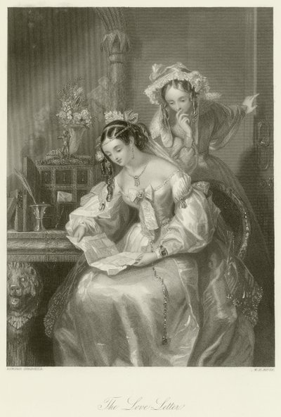Aşk mektubu by Edward Henry Corbould