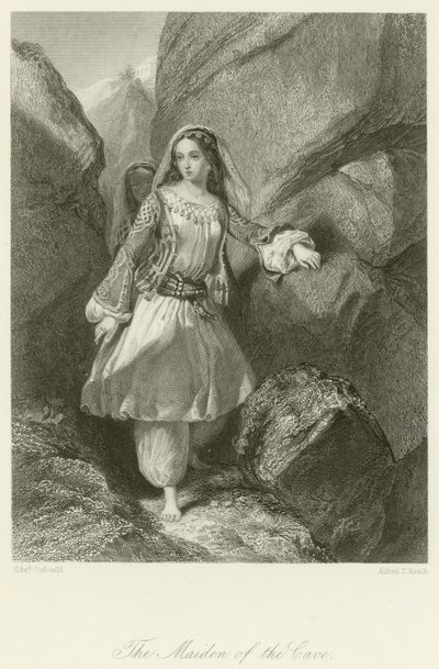 Mağaranın Kızı by Edward Henry Corbould
