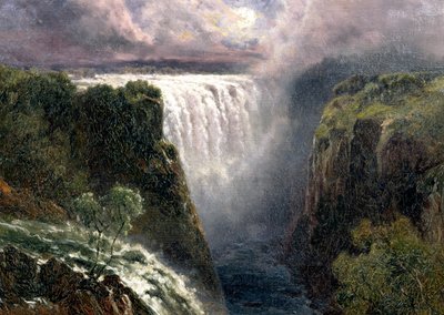 Victoria Şelalelerinden Bir Görünüm by Edward Henry Holder