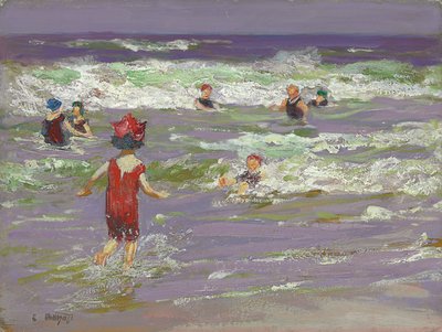 Küçük Deniz Yıkanan by Edward Henry Potthast