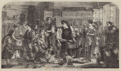 John Pounds için Yeni Bir Öğrenci by Edward Henry Wehnert