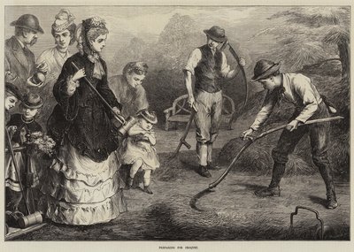 Kroket için hazırlanıyor by Edward Hughes