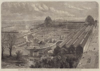 1862 Uluslararası Sergisi için Binanın Mevcut Durumunun Görünümü? by Edward Hull