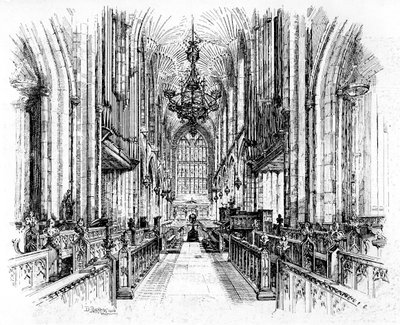 Bath Abbey, Bath, Somerset, 1902-1903. by Edward J. Burrows