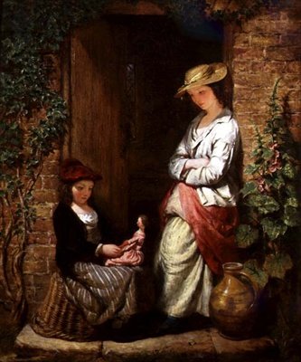 Dolly ile oynamak by Edward John Cobbett
