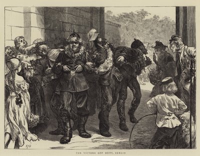 Victors Off Duty, Berlin by Edward John Gregory