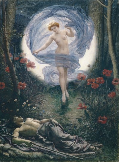 Diana ve Endymion by Edward John Poynter