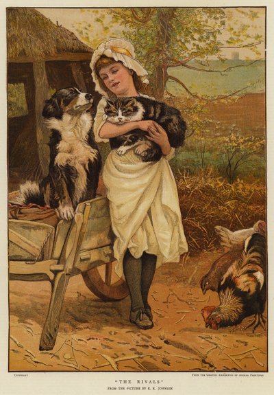 Rakipler (kromolitho) by Edward Killingworth Johnson