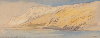 Abu Simbel, öğleden sonra 1:00, 9 Şubat 1867 (384) by Edward Lear