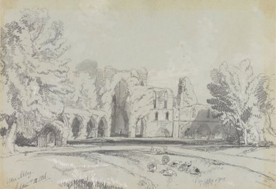 Calder Manastırı, 12 Eylül 1836 by Edward Lear
