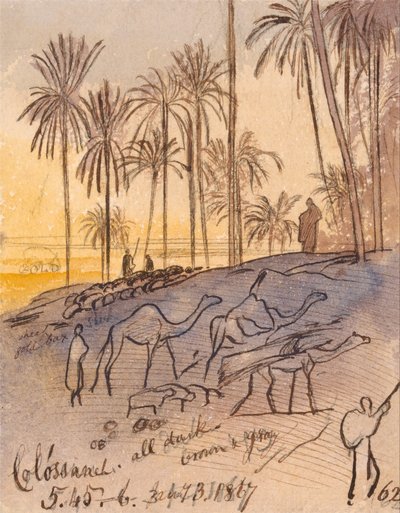 Colósaneh, 17:45 - 18:00, 3 Ocak 1867 (62) by Edward Lear