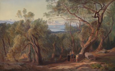 Santa Decca'dan Korfu, 1862. by Edward Lear