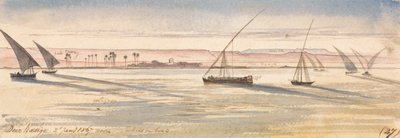 Deir Kadige, öğlen, 2 Ocak 1867 (27) by Edward Lear