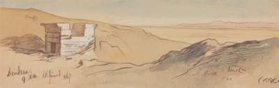 Dendera, sabah 9:00, 15 Ocak 1867 (156) by Edward Lear