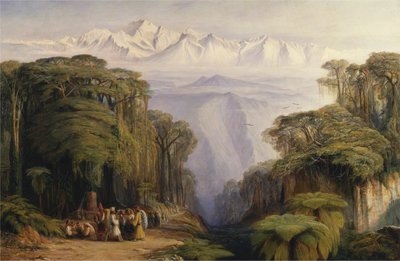 Darjeeling'den Kangchenjunga by Edward Lear
