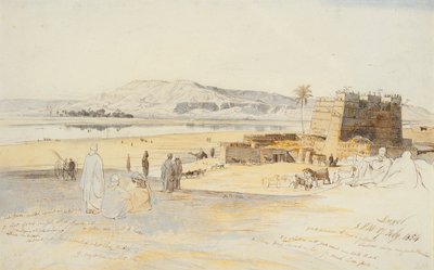 Luksor, 17 Şubat 1854 by Edward Lear