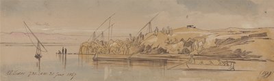 Luksor, sabah 7:30, 20 Ocak 1867 (199) by Edward Lear