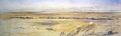 Lycaion, Arkadia by Edward Lear