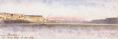 Dendour yakınında by Edward Lear