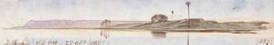 Dishna yakınında by Edward Lear