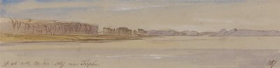 Tapha yakınlarında, sabah 9:45, 31 Ocak 1867 (287) by Edward Lear