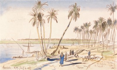 Sowadi, sabah 8:30, 4 Ocak 1867 (65) by Edward Lear