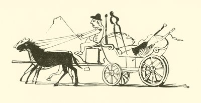 Süpürge, Kürek, Poker ve Maşa (gravür) by Edward Lear