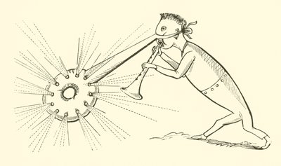 Parlak Burunlu Dong (gravür) by Edward Lear