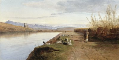 Roma Kampanyası, 1860 by Edward Lear