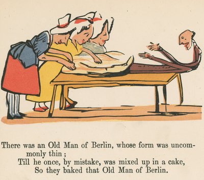 There was an Old Man of Berlin, whose form was uncommonly thin, from 