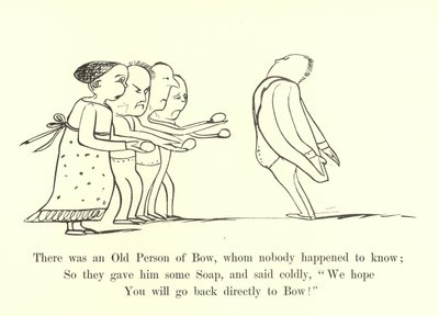There was an Old Person of Bow, whom nobody happened to know  by Edward Lear
