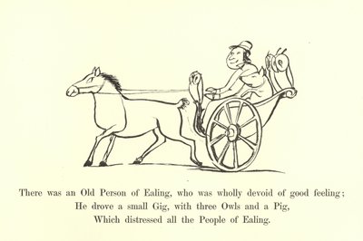 İyi hislerden tamamen yoksun olan bir Ealing Yaşlısı vardı. by Edward Lear