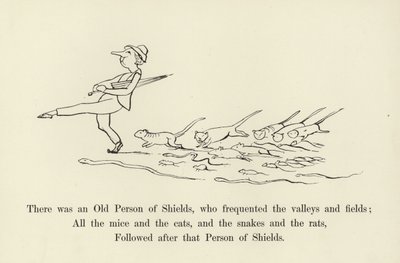 Vadileri ve tarlaları sık sık ziyaret eden Yaşlı bir Kalkan Kişisi vardı. by Edward Lear