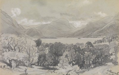 Ullswater, 14 Ekim 1836 by Edward Lear