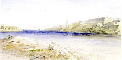 Valetta, Malta by Edward Lear
