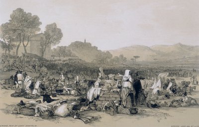 Roma ve çevresinden manzaralar: SantaAnatolia fuarı by Edward Lear