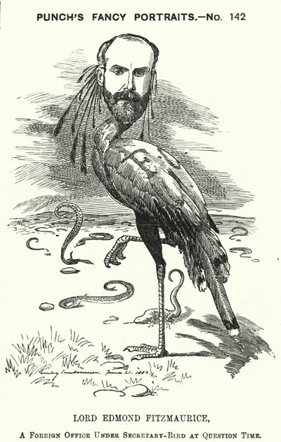 Yumruk karikatür: Edmond Fitzmaurice by Edward Linley (after) Sambourne