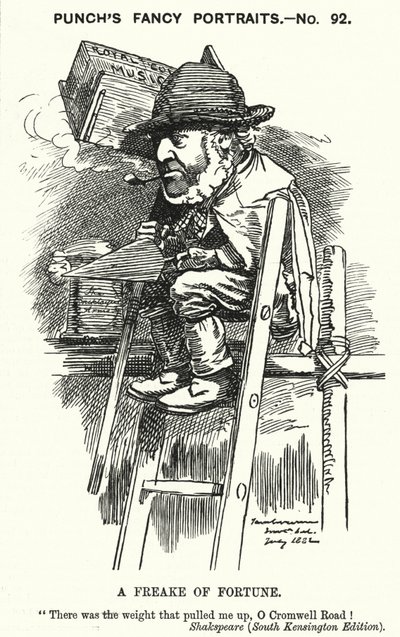 Punch karikatür: Sir Charles James Freake by Edward Linley (after) Sambourne